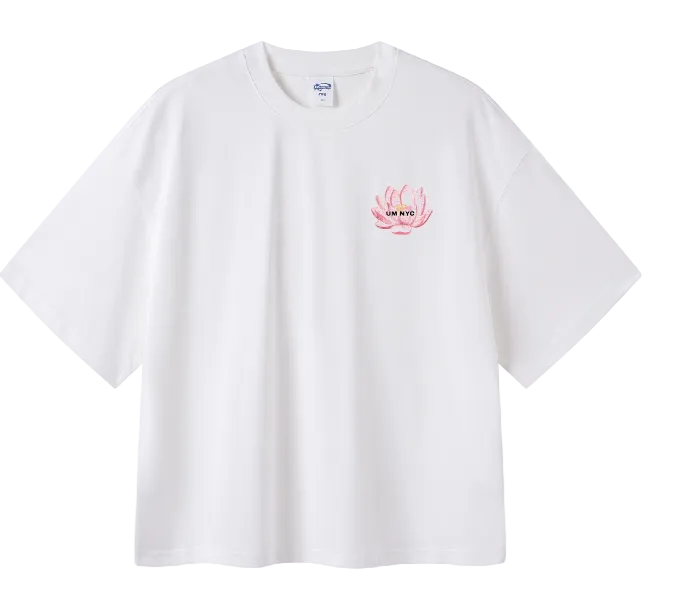 THE LOTUS T — BOXY CROPPED TEE