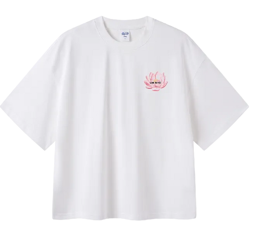 THE LOTUS T — BOXY CROPPED TEE