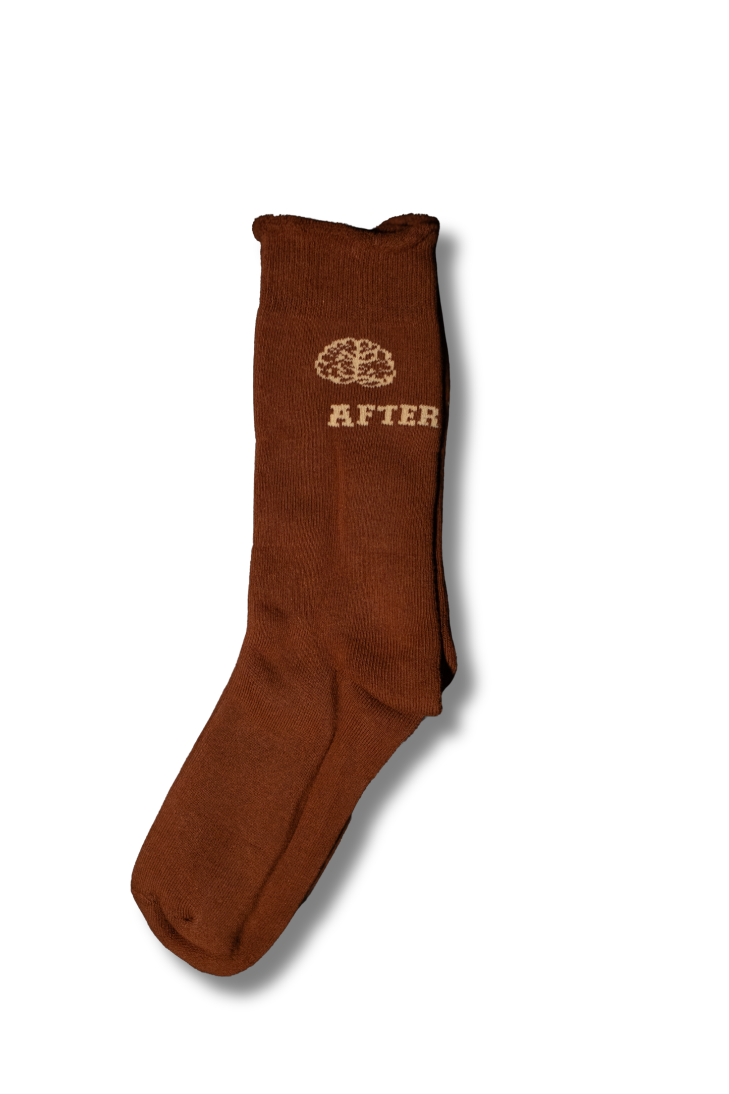 After Hours Rustic Socks — Black / Rust Brown